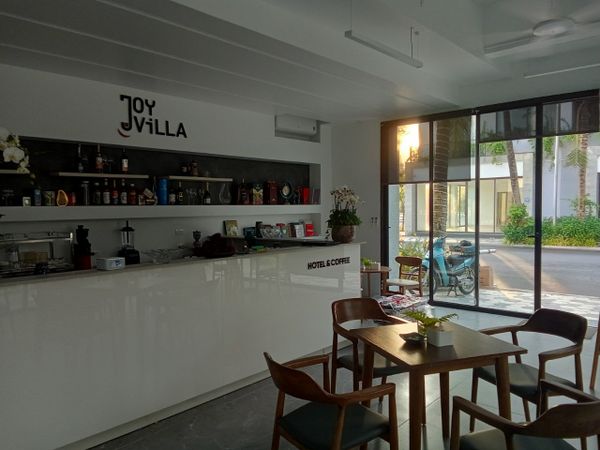 Loa cho Joy Villa hotel & coffee,  amply 2 vùng 900w, bluetooth 5.0, loa V58c-58w, loa được thiết kế riêng cho quán, bật lớn không tạp âm, miễn phí công lắp đặt, bảo hành dài hạn 5 năm.