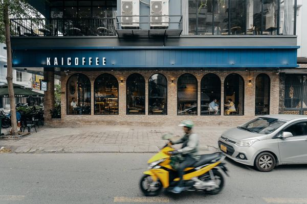 Loa Goldsound cho KAI Coffee, quận Tân Bình, HCM, amply 2 kênh 1200w, bluetooth 5.0, loa V25C-25w, loa được thiết kế riêng cho quán, bật lớn không tạp âm, miễn phí công lắp đặt, bảo hành dài hạn 5 năm
