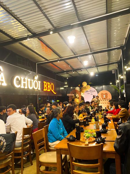 Nhà Chuối BBQ- Đà Lạt đã lắp đặt âm thanh của Goldsound