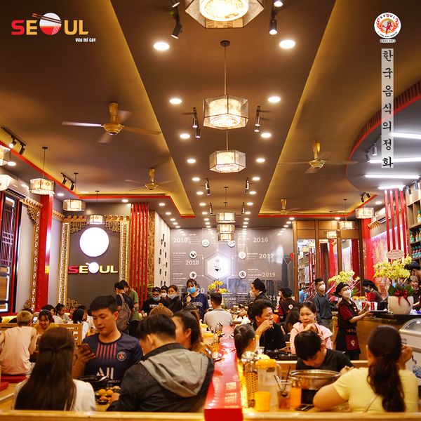 Loa Goldsound cho Hệ Thống Mì Cay Seoul  tại Seoul Tân Sơn Nhì, TP HCM, loa được thiết kế riêng cho quán, bật lớn không tạp âm, miễn phí công lắp đặt, bảo hành dài hạn 5 năm