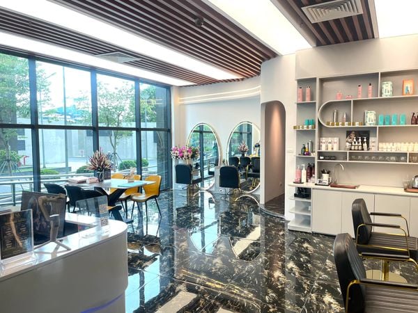 Loa cho quán cắt tóc Goldsound triển khai âm thanh tại J.an Hairdressing 47 Nguyễn Tuân