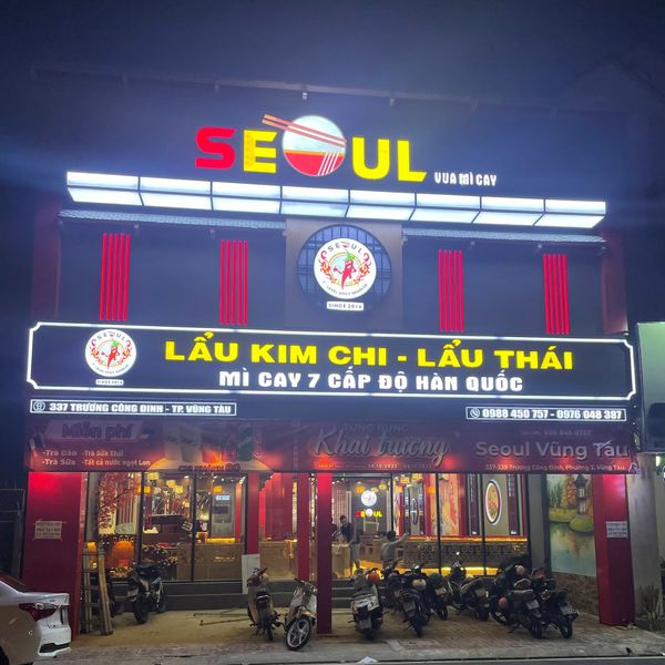 Loa cho Hệ Thống Mì Cay Seoul tại  Seoul Vũng Tàu, Amply 4 - 6 vùng âm lượng, loa vệ tinh thùng gỗ, miễn phí vận chuyển lắp đặt, bảo hành dài hạn 5 năm.