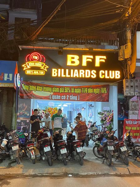 Loa cho quán bi-a Goldsound triển khai tại BFF billiards club, Hà Nội, Amply 4 - 6 vùng âm lượng, loa được thiết kế riêng cho quán, bật lớn không tạp âm, miễn phí công lắp đặt, bảo hành dài hạn 5 năm.