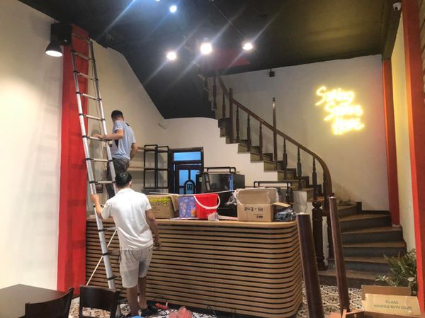 Loa nhà hàng Goldsound lắp đặt âm thanh cho Nhà hàng STIRLING STEAKS, Hà Nội