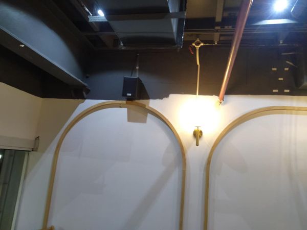 Loa Goldsound cho AROMA coffee & tea, Hà Nội, loa được thiết kế riêng cho quán, bật lớn không tạp âm, miễn phí công lắp đặt, bảo hành dài hạn 5 năm