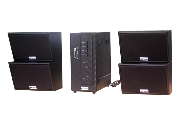 [Diện tích 80m2] AMT154_SG Goldsound 150w + 4 loa Goldsound ngoài trời V50NT_SG 50w, loa được thiết kế riêng cho quán, bật lớn không tạp âm, miễn phí công lắp đặt, bảo hành 12 tháng