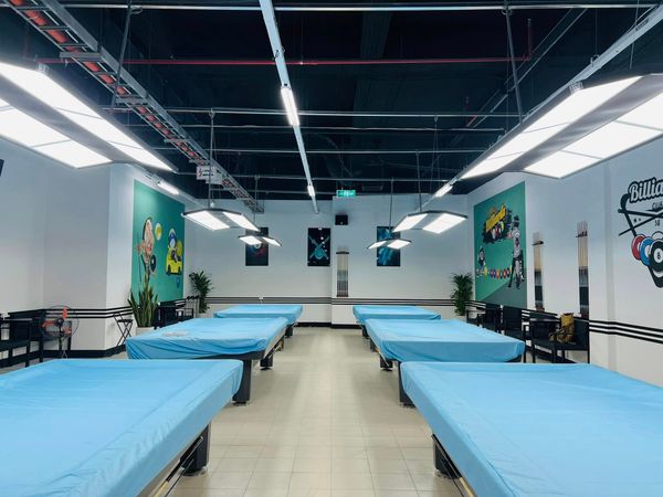 Loa cho Billiards Club 38, Hà Nội, Amply 4 - 6 vùng âm lượng, loa được thiết kế riêng cho quán, bật lớn không tạp âm, miễn phí công lắp đặt, bảo hành dài hạn 5 năm.