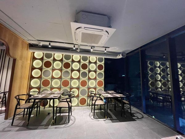 Loa Goldsound cho KHRUA BAAN THAI Ngọc Lâm, Hà Nội, loa được thiết kế riêng cho quán, bật lớn không tạp âm, miễn phí công lắp đặt, bảo hành dài hạn 5 năm