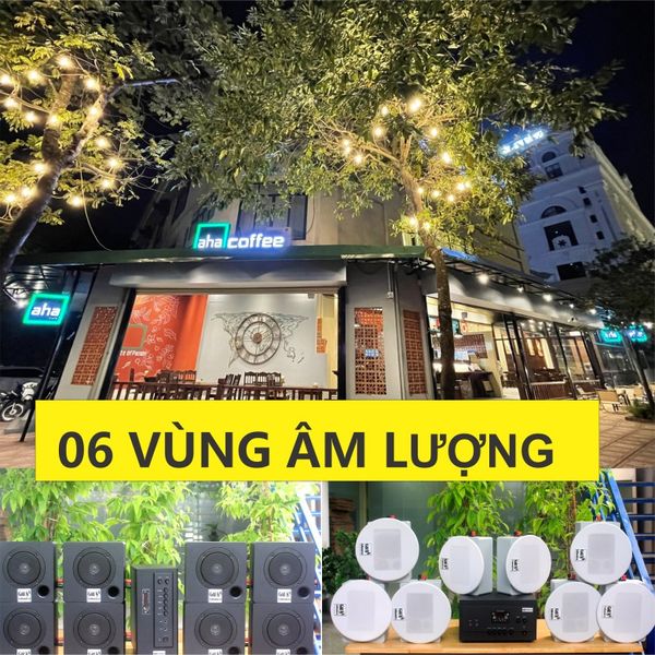 Loa Goldsound cho 1990 - Tiệm Trà Chanh, 22 Phan Đình Phùng,  Amply 4 - 6 vùng âm lượng, loa được thiết kế riêng cho không gian quán, miễn phí công lắp đặt, bảo hành dài hạn 5 năm.