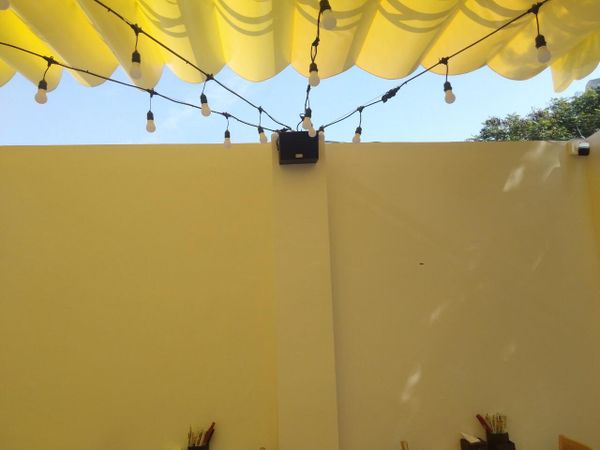 Loa Goldoundsound cho nướng Linh Anh, quận Cầu Giấy, TP Hà Nội, Amply 4 - 6 vùng âm lượng, loa được thiết kế riêng cho quán, bật lớn không tạp âm, miễn phí công lắp đặt, bảo hành dài hạn 5 năm.
