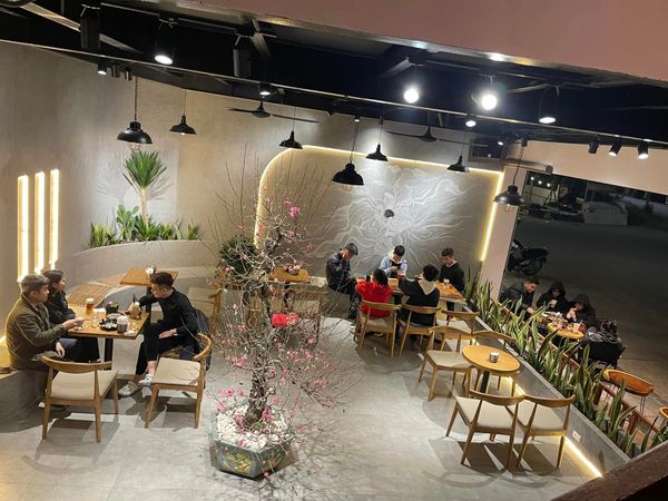 Loa cafe Goldsound triển khai âm thanh cho RU CA Coffee, Hà Nội