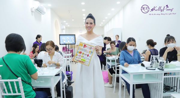 Goldsound lắp đặt âm thanh cho  KellyPang Nail, TP HCM