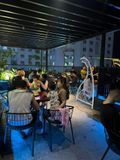 Loa cho Sky Garden Cafe And Lounge, Thanh Trì, Hà Nội, amply 2 kênh 900w, bluetooth 5.0, loa chống nước V130NT-130w, loa được thiết kế riêng cho quán, bật lớn không tạp âm, miễn phí công lắp đặt, bảo hành dài hạn 5 năm