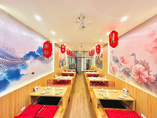 Loa Goldsound cho nhà hàng Huang Fei Dimsum, Amply 4 - 6 vùng âm lượng, loa được thiết kế riêng cho quán, bật lớn không tạp âm, miễn phí công lắp đặt, bảo hành dài hạn 5 năm.