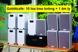 11 lựa chọn loa cho quán cafe, loa nhà hàng, Amply 4 - 6 vùng âm lượng, loa được thiết kế riêng cho quán, bật lớn không tạp âm, miễn phí công lắp đặt, bảo hành dài hạn 5 năm.