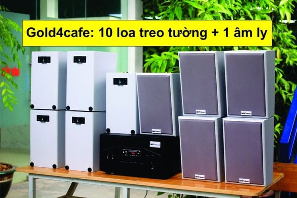11 lựa chọn loa cho quán cafe, loa nhà hàng, Amply 4 - 6 vùng âm lượng, loa được thiết kế riêng cho quán, bật lớn không tạp âm, miễn phí công lắp đặt, bảo hành dài hạn 5 năm.