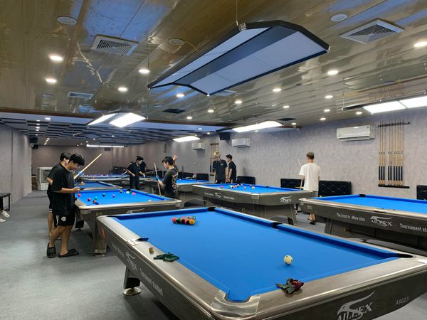 Loa cho quán bida K89 Billiards Club, Amply 4 - 6 vùng âm lượng, loa được thiết kế riêng cho quán, bật lớn không tạp âm, miễn phí công lắp đặt, bảo hành dài hạn 5 năm.