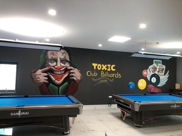 Hệ thống âm thanh cho TOXIC Billiards Club| Hà Nội, Amply 4 - 6 vùng âm lượng, loa được thiết kế riêng cho quán, bật lớn không tạp âm, miễn phí công lắp đặt, bảo hành dài hạn 5 năm.