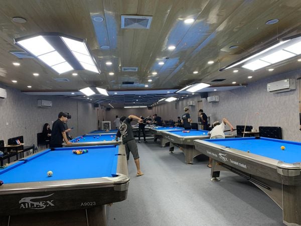 Loa cho quán bida K89 Billiards Club, Lĩnh Nam, Hà nội, loa được thiết kế riêng cho quán, bật lớn không tạp âm, miễn phí công lắp đặt, bảo hành dài hạn 5 năm
