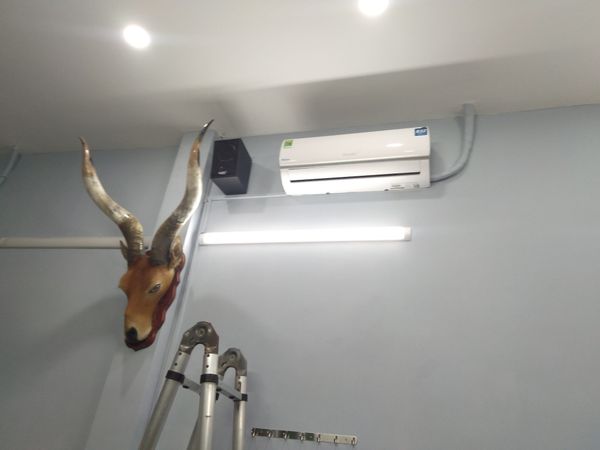 Loa Goldsound cho Master Shop - 449 Trương Định, amply 2 kênh 380w, bluetooth 5.0, loa V25C-25w, loa được thiết kế riêng cho quán, bật lớn không tạp âm, miễn phí công lắp đặt, bảo hành dài hạn 5 năm