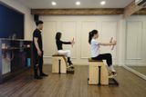 Hệ thống âm thanh cho FourT Pilates 25 Phan Xích Long, Bình Thạnh, amply 2 kênh 380w, bluetooth 5.0, loa V40C-40w, loa được thiết kế riêng cho quán, bật lớn không tạp âm, miễn phí công lắp đặt, bảo hành dài hạn 5 năm