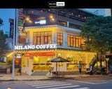 Loa thông báo, phát nhạc nền tự động Goldsound âm trần cho MILANO COFFEE TẠI DĨ AN - BÌNH DƯƠNG, Amply 4 vùng 800w A384 - 4K chuẩn Bluetooth 5.0, loa được thiết kế riêng cho quán, bật lớn không tạp âm, miễn phí công lắp đặt, bảo hành dài hạn 5 năm.