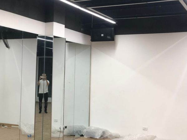 Loa cho Gym: Unity FLC Green Apartment - Tòa nhà 18 Phạm Hùng, loa được thiết kế riêng cho quán, bật lớn không tạp âm, miễn phí công lắp đặt, bảo hành dài hạn 5 năm