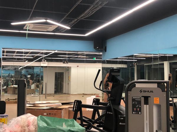 Loa cho Gym: Unity FLC Green Apartment - Tòa nhà 18 Phạm Hùng, loa được thiết kế riêng cho quán, bật lớn không tạp âm, miễn phí công lắp đặt, bảo hành dài hạn 5 năm