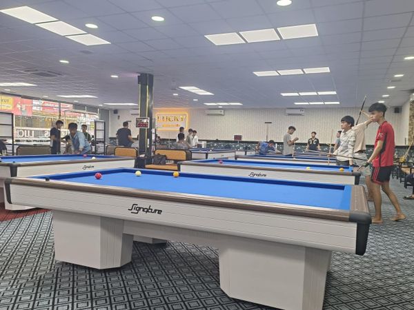 Loa cho quán bida Lucky Billiards, TP. Thủ Đức, HCM, loa được thiết kế riêng cho quán, bật lớn không tạp âm, miễn phí công lắp đặt, bảo hành dài hạn 5 năm