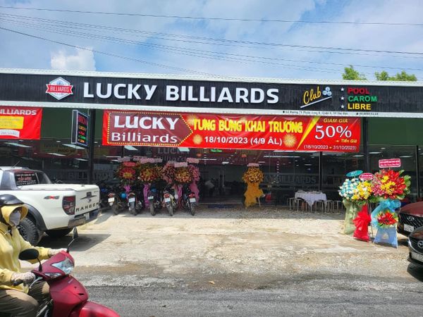 Loa cho quán bida Lucky Billiards, TP. Thủ Đức, HCM, loa được thiết kế riêng cho quán, bật lớn không tạp âm, miễn phí công lắp đặt, bảo hành dài hạn 5 năm