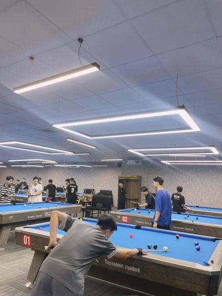 Loa bida cho K89 Billiards Club cơ sở 2, Amply 4 - 6 vùng âm lượng, loa được thiết kế riêng cho quán, bật lớn không tạp âm, miễn phí công lắp đặt, bảo hành dài hạn 5 năm.