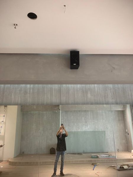 Loa cho FourT Pilates Academy, Quận 5, HCM, loa được thiết kế riêng cho quán, bật lớn không tạp âm, miễn phí công lắp đặt, bảo hành dài hạn 5 năm