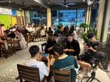 Loa Goldsound cho Aha Cafe Sầm Sơn, amply 2 kênh Goldsound, bluetooth 5.0, loa V40C - 40w, loa được thiết kế riêng cho quán, bật lớn không tạp âm, miễn phí công lắp đặt, bảo hành dài hạn 5 năm