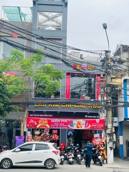 Loa cho Mì Cay SEOUL Lê Chân, Tp. Hải Phòng, loa được thiết kế riêng cho quán, bật lớn không tạp âm, miễn phí công lắp đặt, bảo hành dài hạn 5 năm