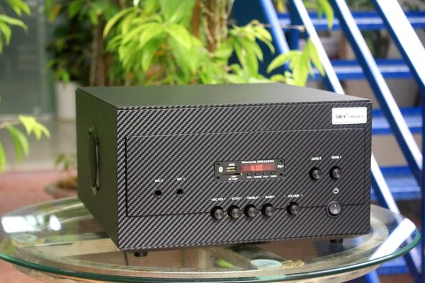 Loa cho Vị Xưa Quán - Mega Grand World, amply 2 kênh 900w, bluetooth 5.0, loa V40C-40w, loa được thiết kế riêng cho quán, bật lớn không tạp âm, miễn phí công lắp đặt, bảo hành dài hạn 5 năm
