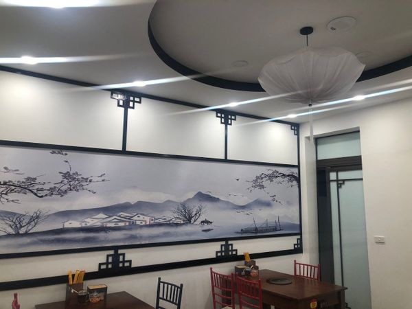 Loa âm trần cho Bún Riêu Hải Sản, Ba Đình, Hà Nội, loa được thiết kế riêng cho quán, bật lớn không tạp âm, miễn phí công lắp đặt, bảo hành dài hạn 5 năm