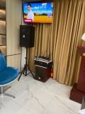 Loa cho phòng họp công ty MBG, Hai Bà Trưng, Hà Nội, amply 2 kênh 1500w, bluetooth 5.0, loa hội trường V238-238w, loa được thiết kế riêng cho quán, bật lớn không tạp âm, miễn phí công lắp đặt, bảo hành dài hạn 5 năm