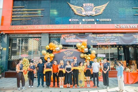 Loa cho quán bida Wings Luxury Billiards, Quận 1, TP.HCM, loa được thiết kế riêng cho quán, bật lớn không tạp âm, miễn phí công lắp đặt, bảo hành dài hạn 5 năm