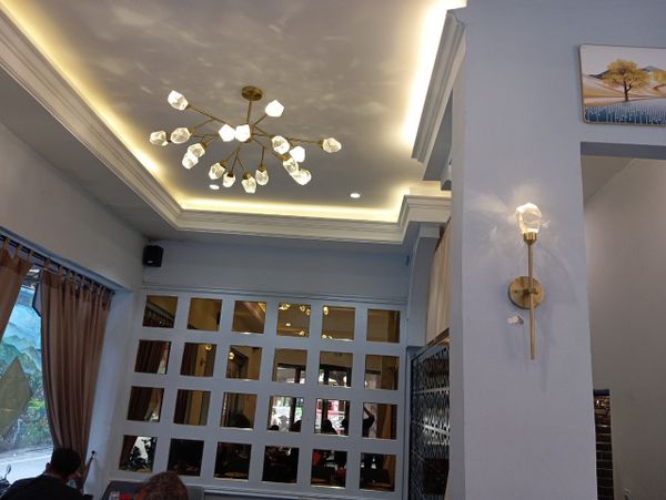 Loa Goldosund cho nhà hàng Ấn Độ Gujarat, Q. Hoàn Kiếm, Hà Nội, amply 2 kênh 380w, bluetooth 5.0, loa 13w, loa được thiết kế riêng cho quán, bật lớn không tạp âm, miễn phí công lắp đặt, bảo hành dài hạn 5 năm