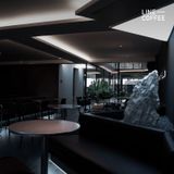 Loa cho quán cà phê Line Coffee, Bình Thạnh, TP.HCM, amply 4 kênh 1500w, bluetooth 5.0, loa V130-130w, loa được thiết kế riêng cho quán, bật lớn không tạp âm, miễn phí công lắp đặt, bảo hành dài hạn 5 năm