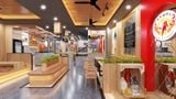 Loa cho nhà hàng mì cay SEOUL Nguyễn Gia Trí, Bình Thạnh, TP.HCM, amply 4 kênh 800w, bluetooth 5.0, loa V55c-55w, loa được thiết kế riêng cho quán, bật lớn không tạp âm, miễn phí công lắp đặt, bảo hành dài hạn 5 năm
