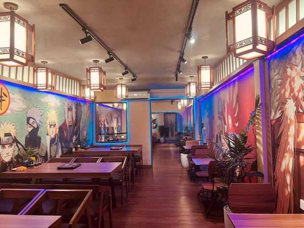 Loa Goldsound cho nhà hàng Naruto Ramen, amply 2 kênh 380w, bluetooth 5.0, loa 13w, loa được thiết kế riêng cho quán, bật lớn không tạp âm, miễn phí công lắp đặt, bảo hành dài hạn 5 năm