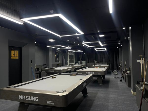 Loa Goldsound cho CK Billiards, Hà Nội, amply 2 kênh 1200w, bluetooth 5.0, 08 loa V130 - 130w, loa được thiết kế riêng cho quán, bật lớn không tạp âm, miễn phí công lắp đặt, bảo hành dài hạn 5 năm