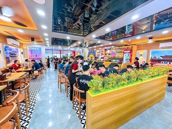 Loa Goldsound cho Mì Cay SEOUL Lê Văn Lương, TP HCM, amply 2 kênh 380w, bluetooth 5.0, loa âm trần VAT28 - 28w loa được thiết kế riêng cho quán, bật lớn không tạp âm, miễn phí công lắp đặt, bảo hành dài hạn 5 năm