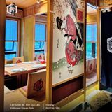 Loa Goldsound cho nhà hàng HIKAMI SUSHI, amply 2 kênh 1200w, bluetooth 5.0, loa 13w, loa được thiết kế riêng cho quán, bật lớn không tạp âm, miễn phí công lắp đặt, bảo hành dài hạn 5 năm