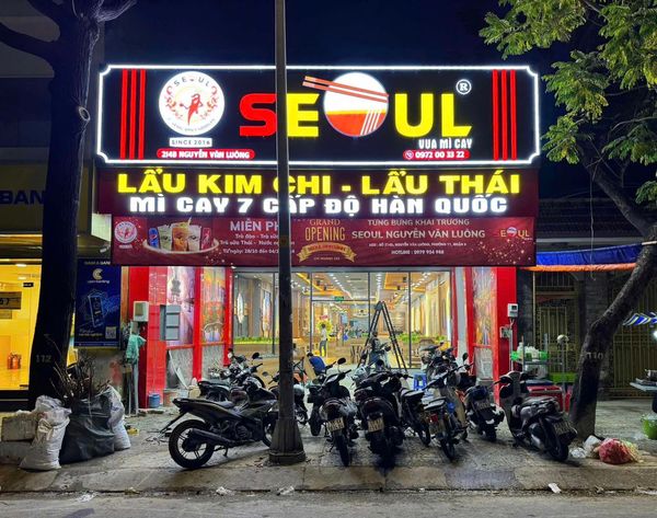 Loa Goldsound cho Mì Cay SEOUL Nguyễn Văn Luông, TP HCM, loa được thiết kế riêng cho quán, bật lớn không tạp âm, miễn phí công lắp đặt, bảo hành dài hạn 5 năm