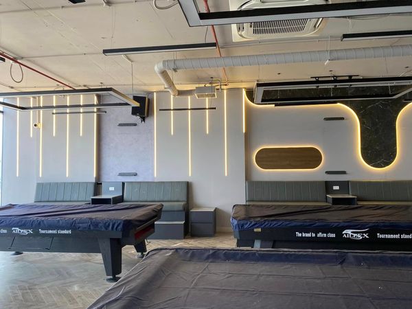 Loa Goldsound cho 99 billiards club (cơ sở 3), Hà Nội, loa được thiết kế riêng cho quán, bật lớn không tạp âm, miễn phí công lắp đặt, bảo hành dài hạn 5 năm