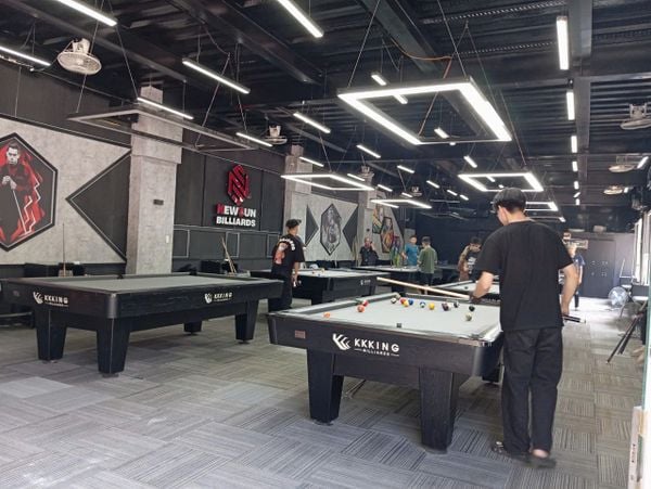Loa Goldsound cho New Sun Billiards Club, Hà Nội, loa được thiết kế riêng cho quán, bật lớn không tạp âm, miễn phí công lắp đặt, bảo hành dài hạn 5 năm