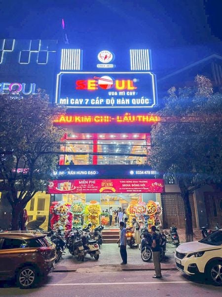 Loa Goldsound cho Mì Cay SEOUL Đồng Hới, Quảng Bình, loa được thiết kế riêng cho quán, bật lớn không tạp âm, miễn phí công lắp đặt, bảo hành dài hạn 5 năm