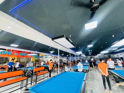 Loa Goldsound cho NIZ Billiards Club, Nha Trang,loa được thiết kế riêng từng vùng âm lượng, miễn phí công lắp đặt, bảo hành dài hạn 5 năm